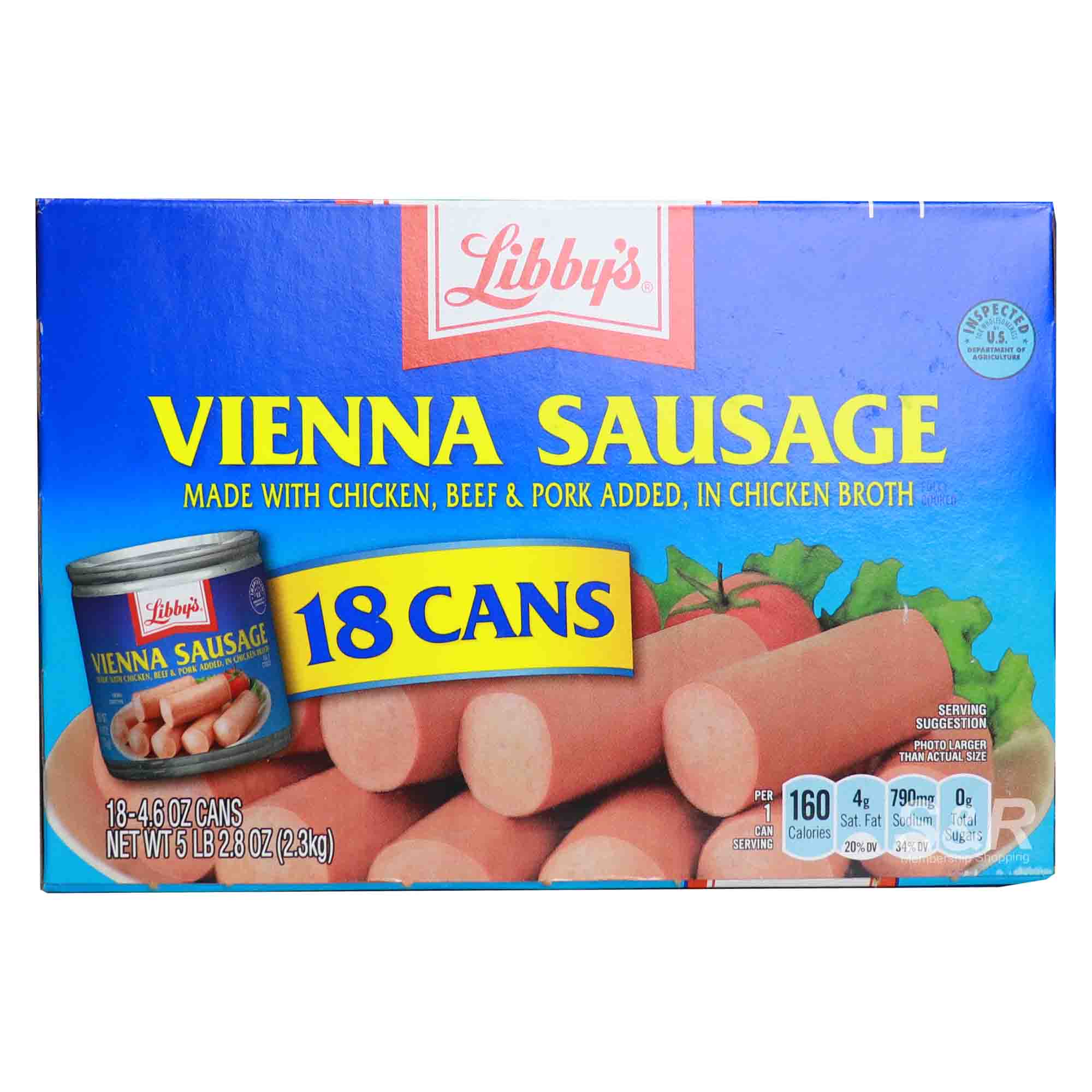 Libby's Vienna Sausage 18 cans
